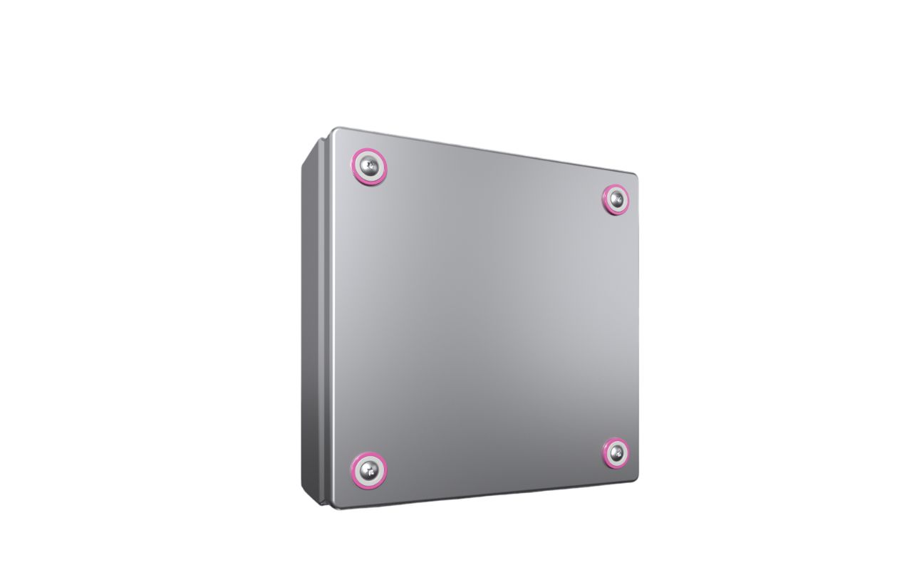 Rittal KX Series Stainless Steel Terminal Box, IP66, 200 mm x 200 mm x 80 mm