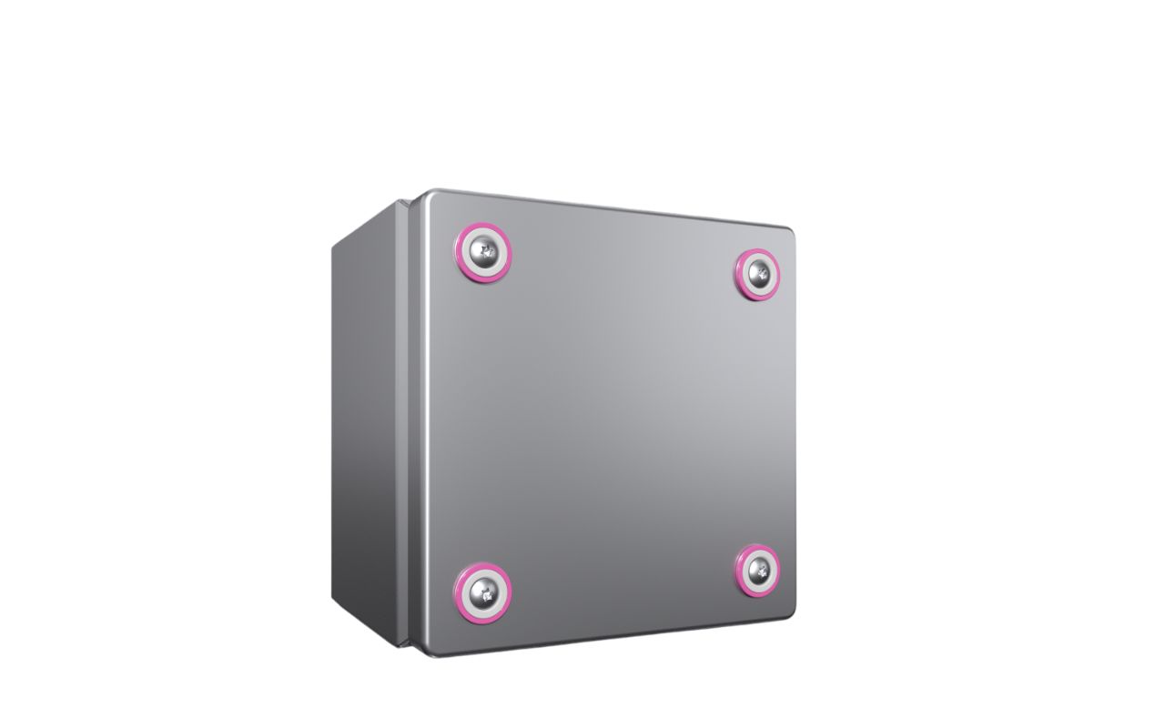 Rittal KX Series Stainless Steel Terminal Box, IP66, 150 mm x 150 mm x 120 mm