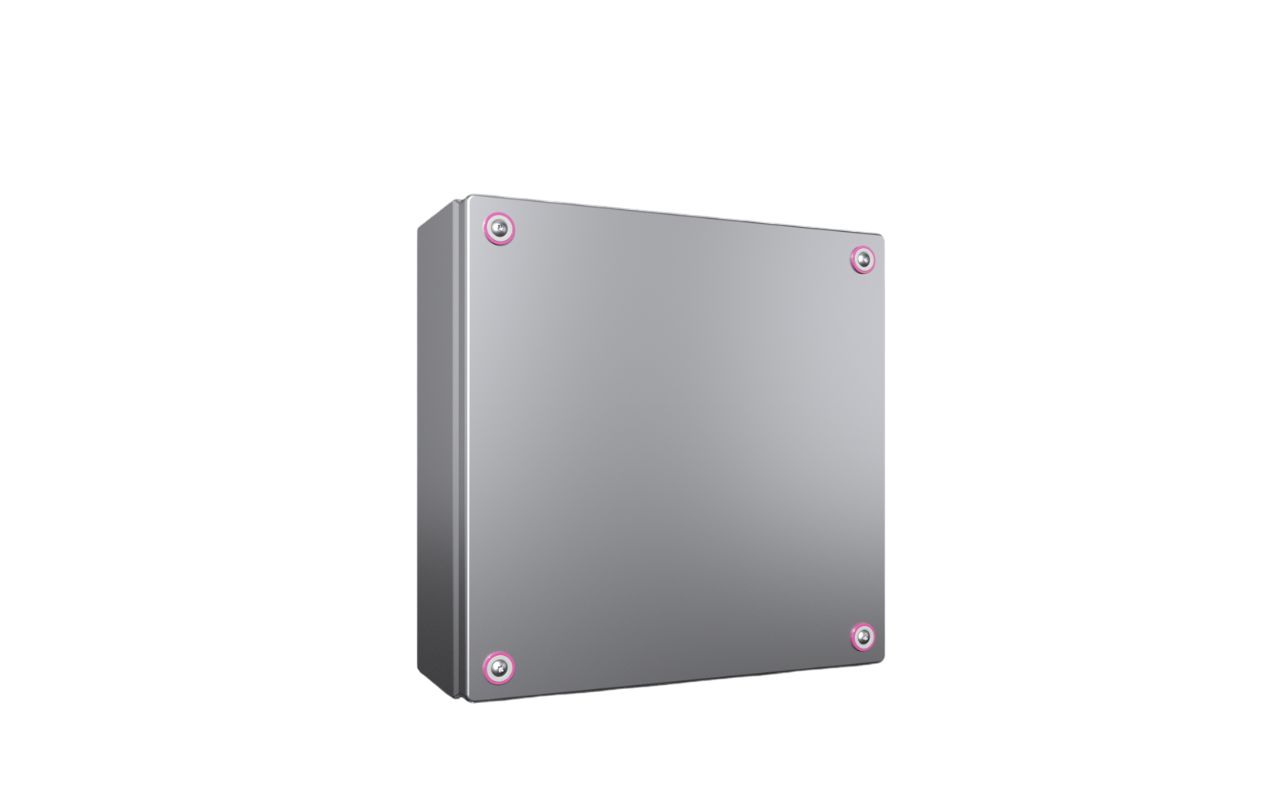 Rittal KX Series Stainless Steel Terminal Box, IP66, 300 mm x 300 mm x 120 mm