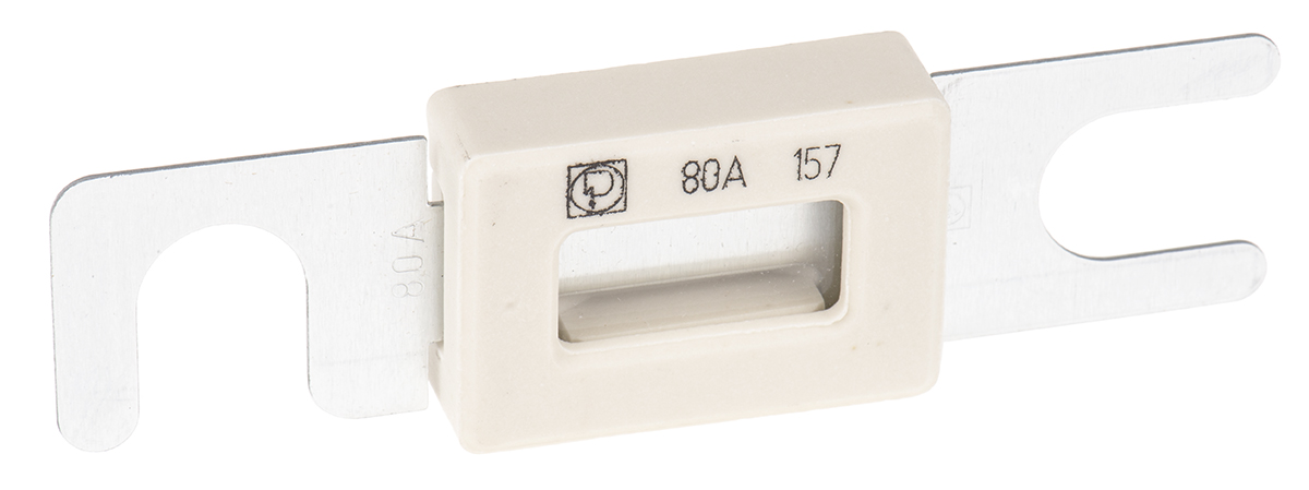 Littelfuse 80A White, Grey Car Fuse, 80V dc