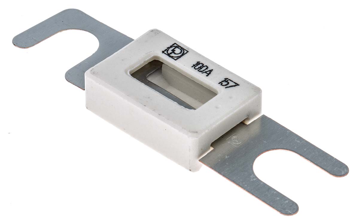 Littelfuse 100A White, Grey Car Fuse, 80V dc
