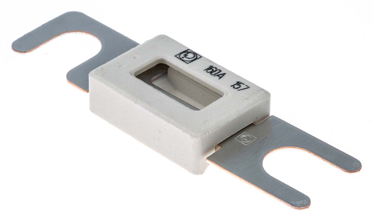 Littelfuse 160A Grey, White Car Fuse, 48V dc
