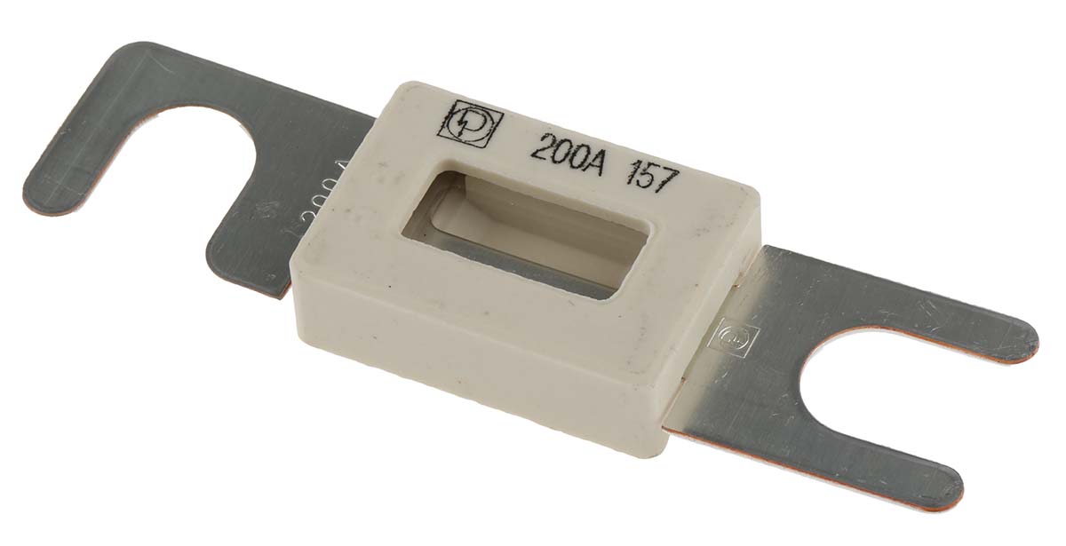 Littelfuse 200A White, Grey Car Fuse, 80V dc