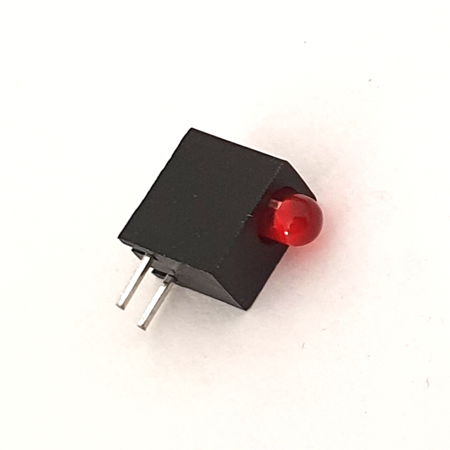 CML Innovative Technologies 15701002 Red Right Angle LED Indicator, 1 LEDs 3 mm (T-1) 5 V