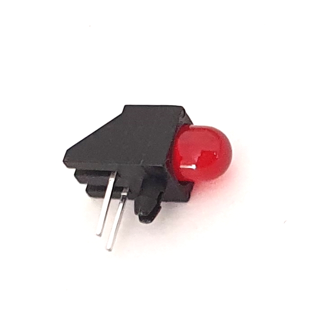 CML Innovative Technologies 15701006 Red Right Angle LED Indicator, 1 LEDs 5 mm (T-1 3/4) 5 V