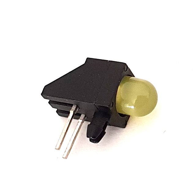 CML Innovative Technologies 15701007 Yellow Right Angle LED Indicator, 1 LEDs 5 mm (T-1 3/4) 5 V