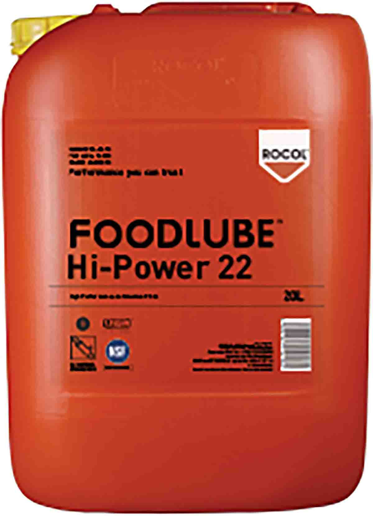 Rocol Foodlube Hi-Power 22 Lubricant Polyalphaolefin 20 L Food Safe