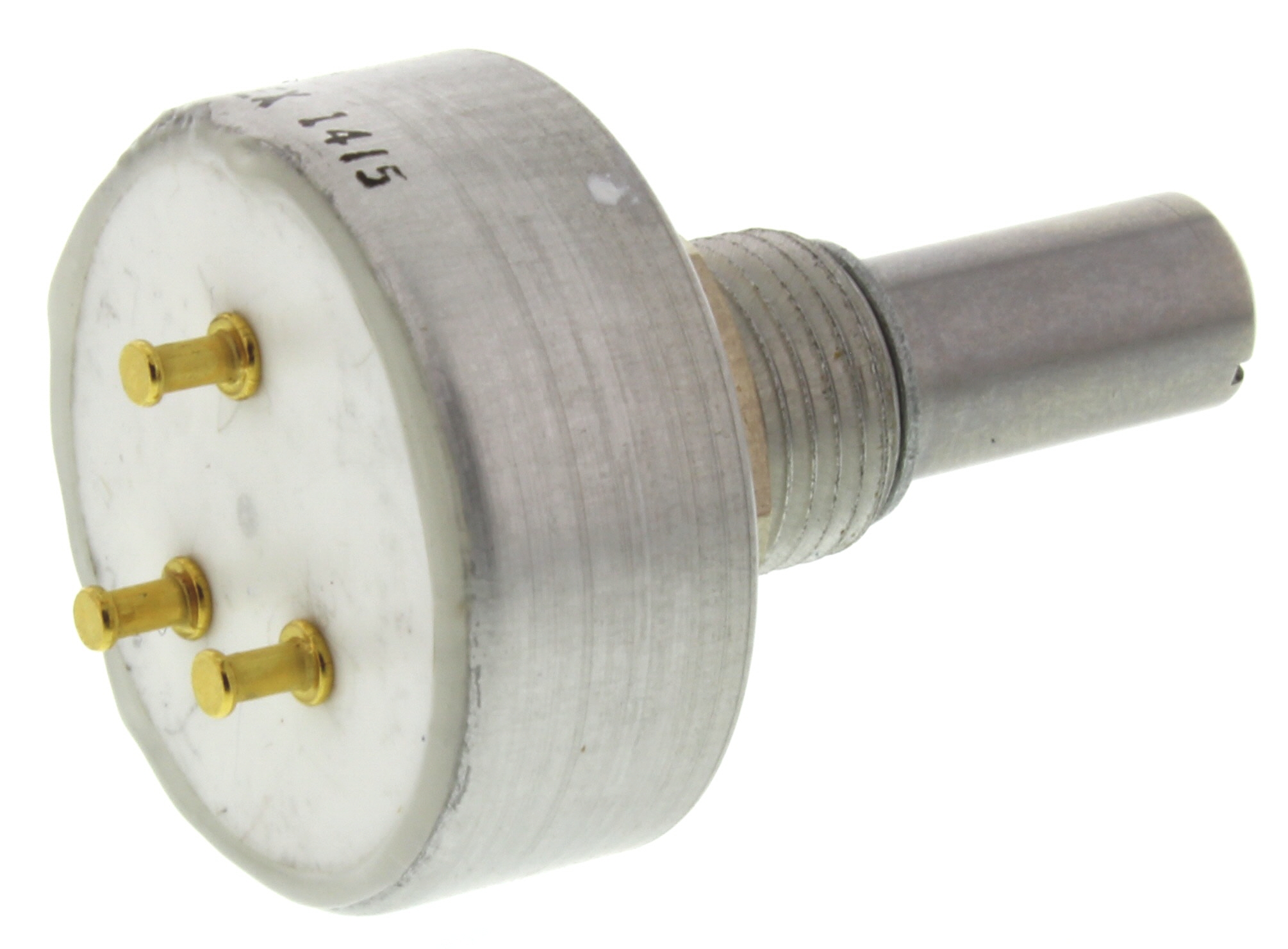 157b202mx9001 Vishay 157 2 kΩ Rotary Potentiometer 1-Turns 1-Gang Panel Mount, 157B202MX9001