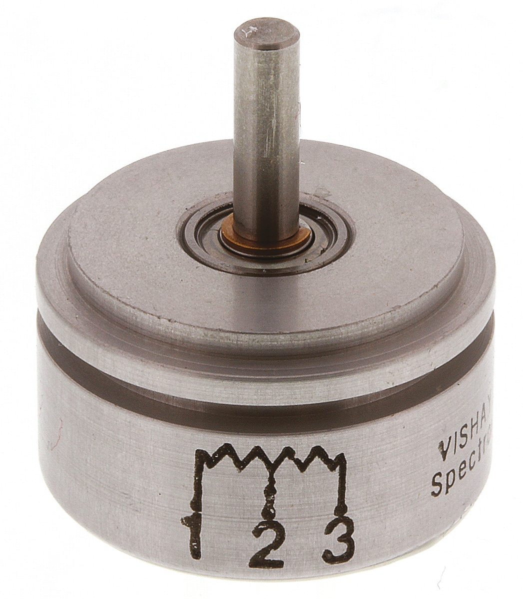 Vishay 157 2 kΩ Rotary Potentiometer 1-Turns 1-Gang Servo Mount, 157S202MB9002