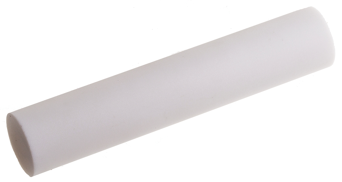 Goodfellow Ceramic Rod Machinable Glass Ceramic White, 100 mm L, 20 mm Diameter