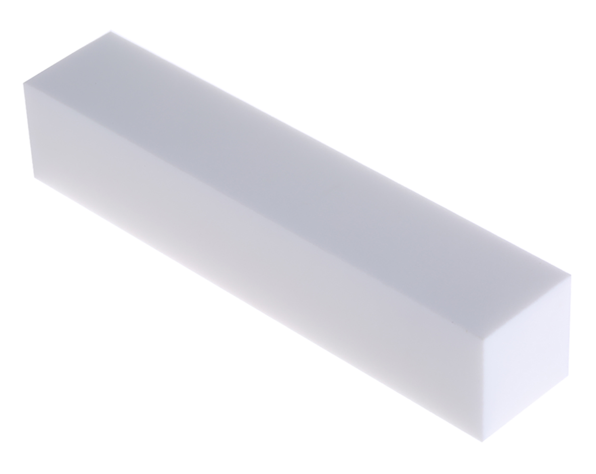 Goodfellow Ceramic Bar Machinable Glass Ceramic White, 100 mm L