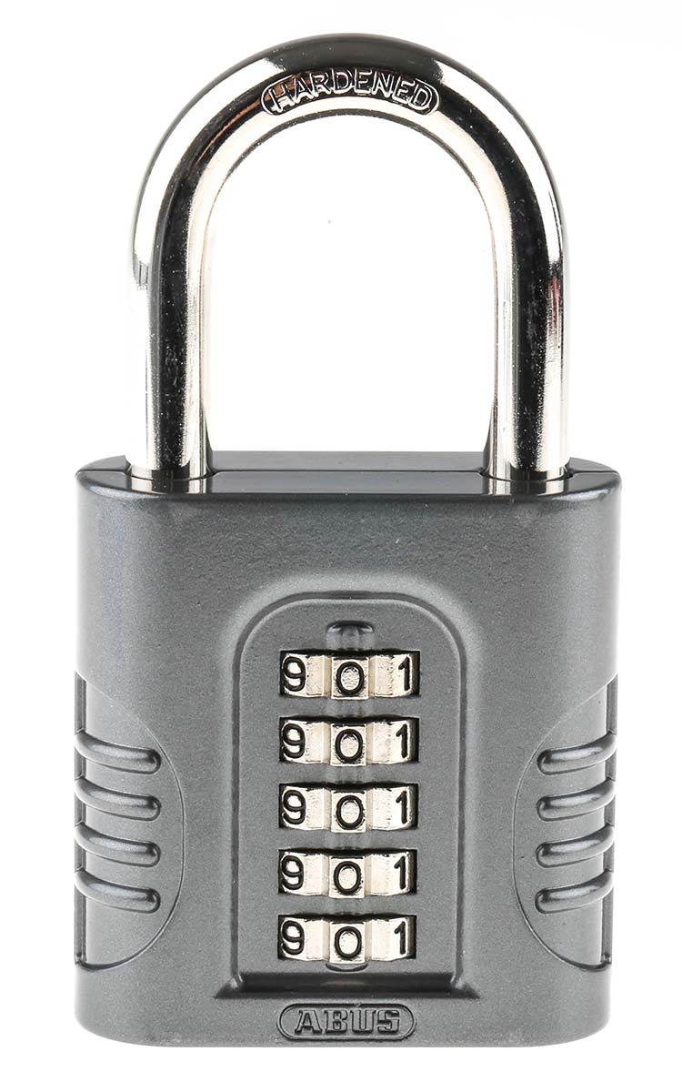 ABUS Combination Padlock Zinc Combination Padlock Weatherproof, 10 mm Shackle, 63 mm Body
