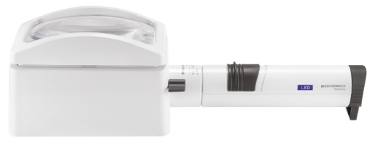 Eschenbach Illuminated Magnifier, 3x x Magnification, 80 mm Diameter