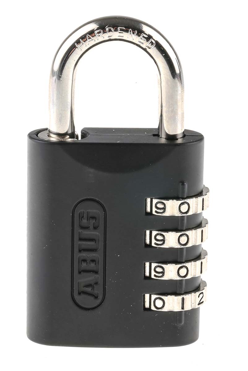 ABUS Combination Padlock Steel Combination Padlock Weatherproof, 6 mm Shackle, 45 mm Body
