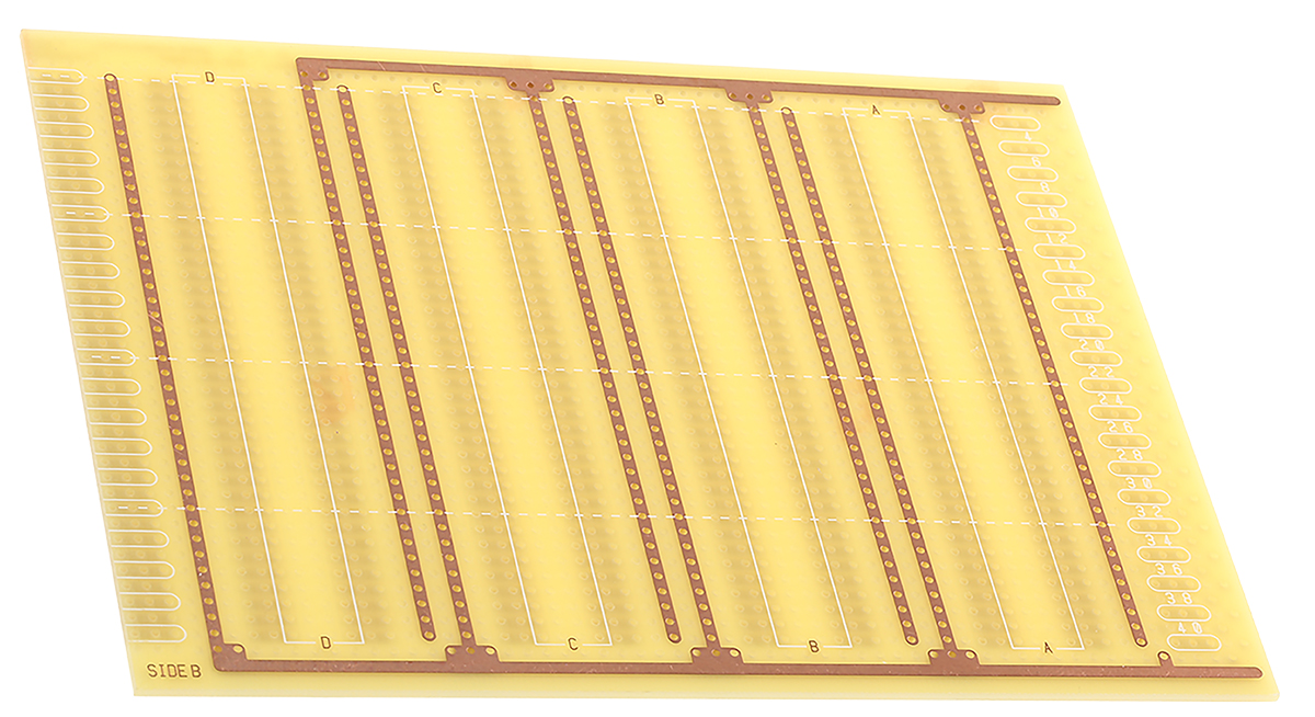 159-6192 RS PRO Breadboard Prototyping Board 1.6 mm 156.21mm 114.3 mm