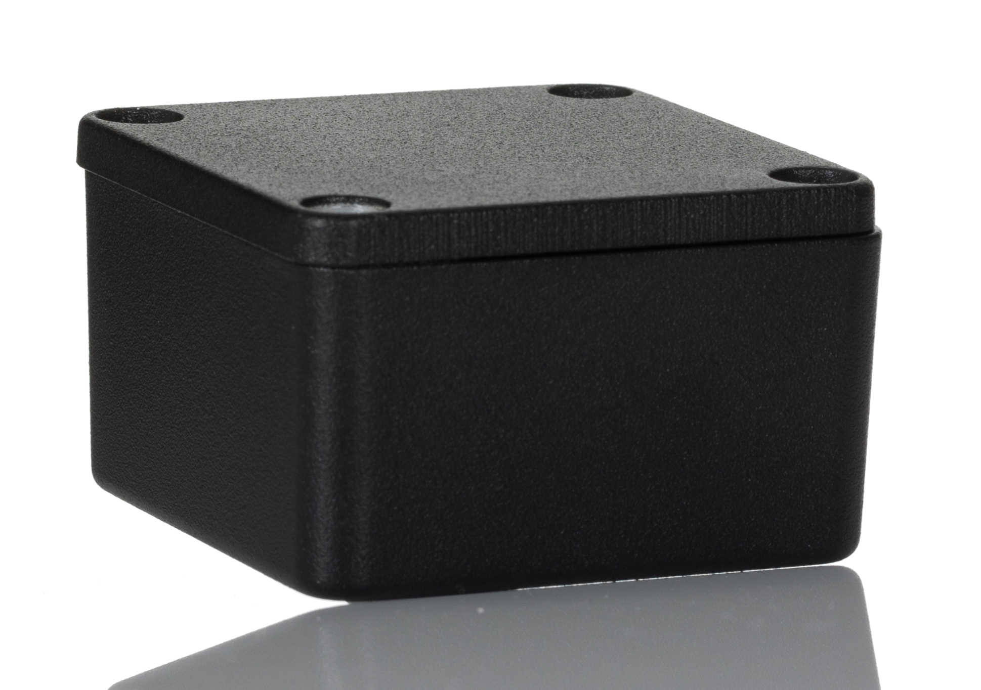 1590lbbk Hammond 1590 Series Black Die Cast Aluminium Enclosure, IP54 27 mm, 50.5 mm, 50.5 mm