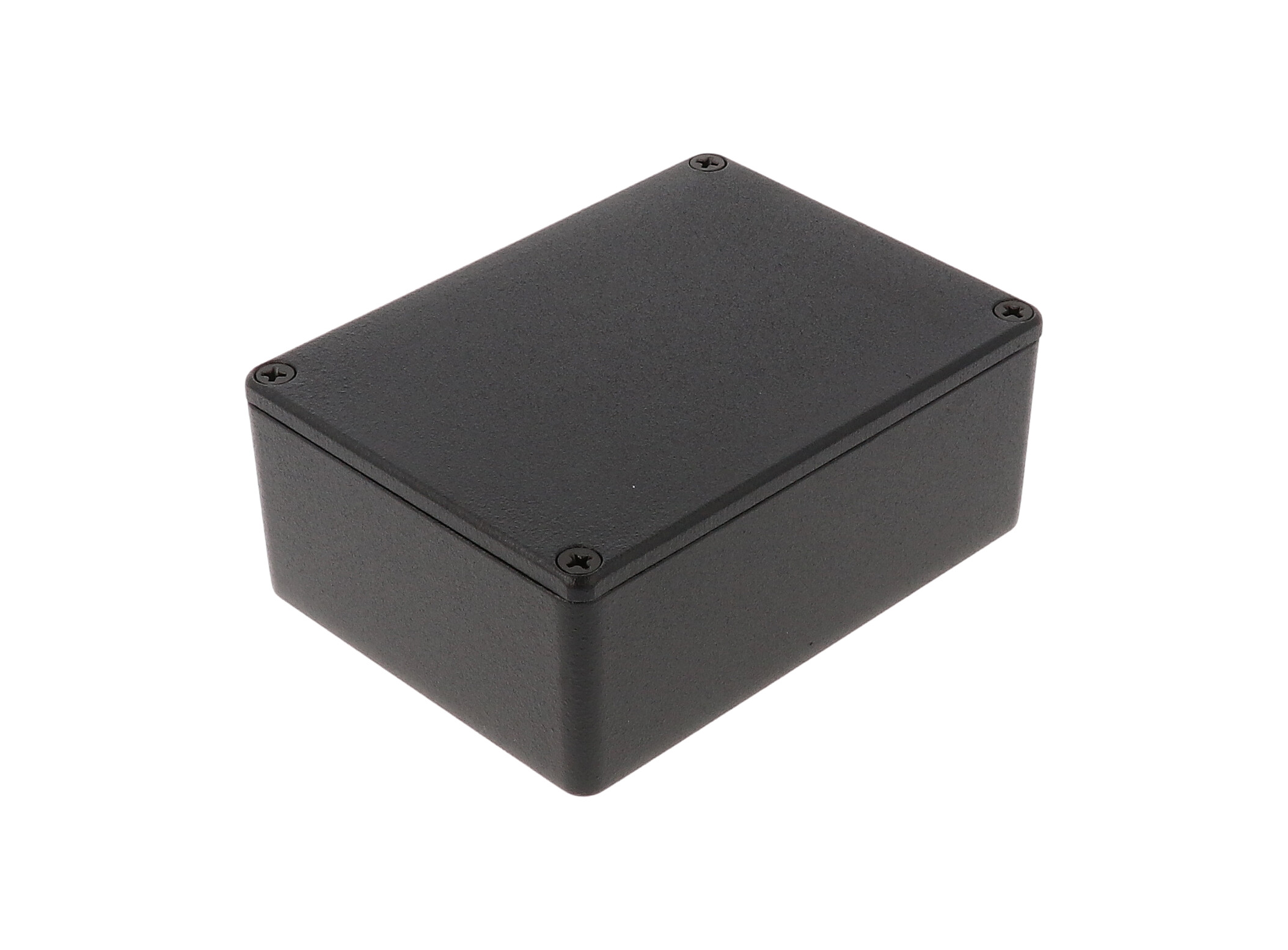 1590sbk Hammond 1590 Series Black Die Cast Aluminium Enclosure, IP54 40 mm, 110.5 mm, 81.5 mm