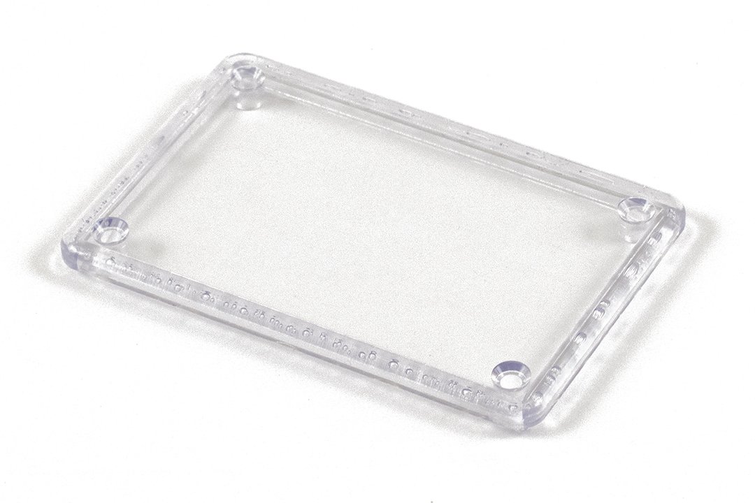 Hammond Polycarbonate Transparent Lid, 2.2in W, 83.82 mm L for Use with 1591L Enclosures