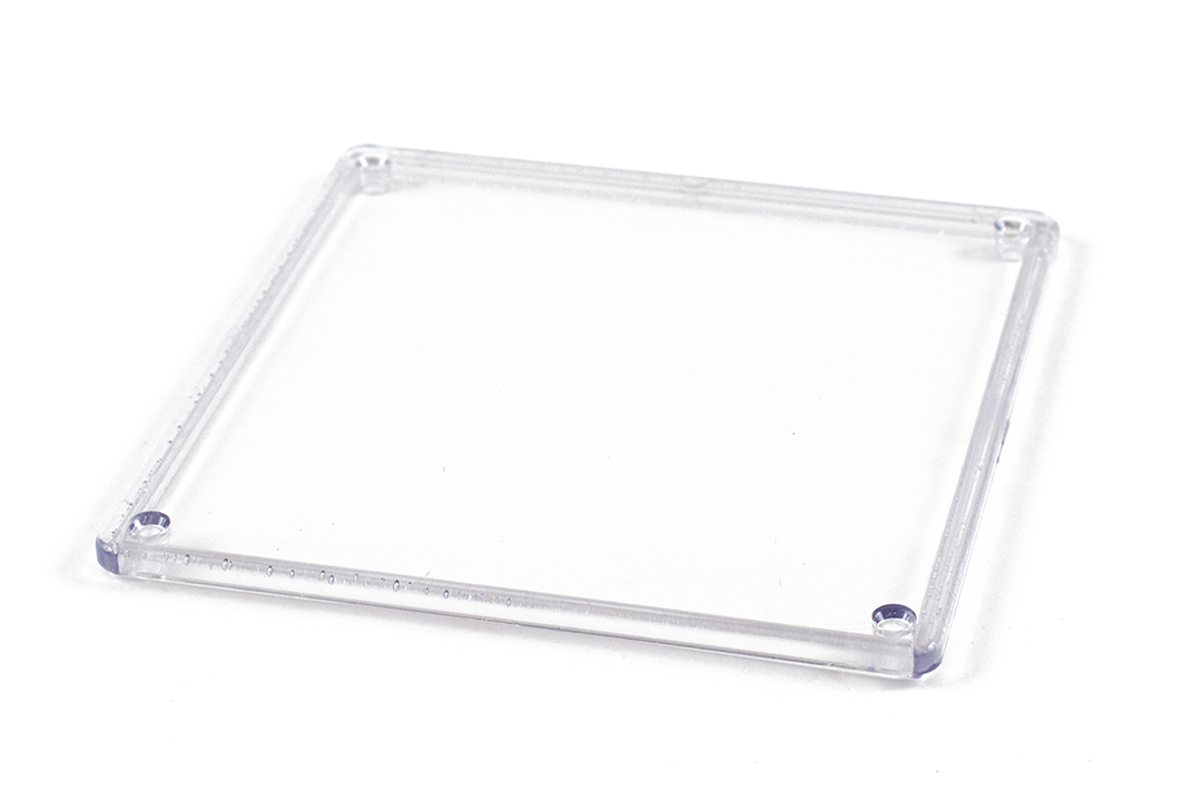 Hammond Polycarbonate Transparent Lid Multi-Purpose Enclosure with Card Guides, 4.7in W, 119.38 mm L for Use with 1591U