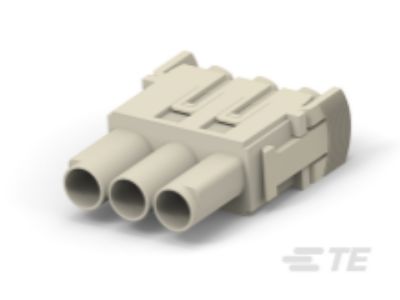 TE Connectivity Heavy Duty Power Connector, 1.2 A, HMN-D3 Series Male/Female, 3 Contacts