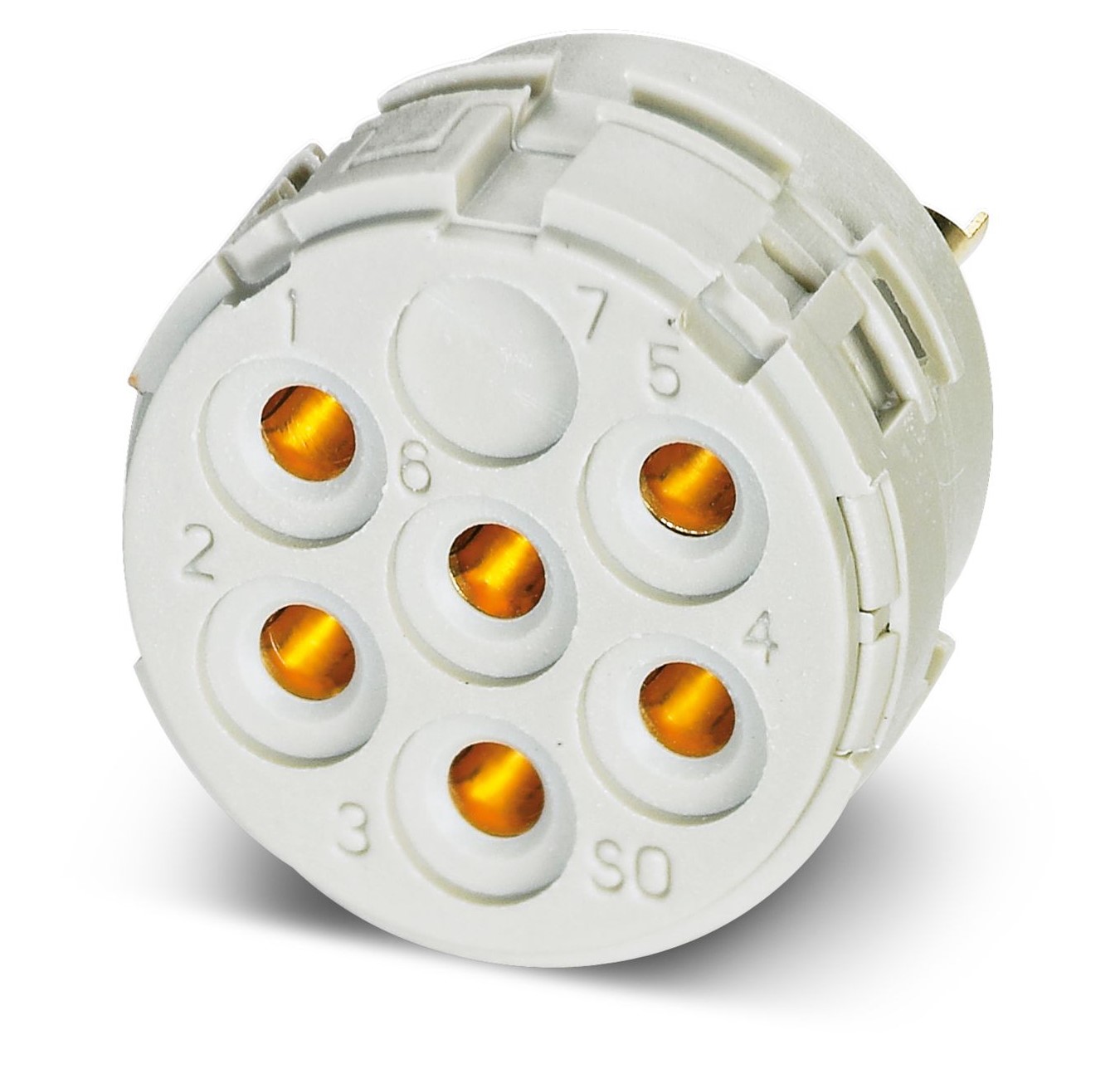 Phoenix Contact Female Connector Insert size M23 6 Way for use with Circular Connector