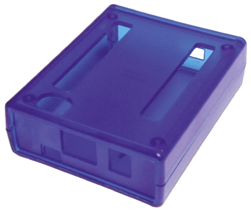 Hammond Development Board Case 1593HAMDOGTBU for Beagle Bone,  Translucent Blue