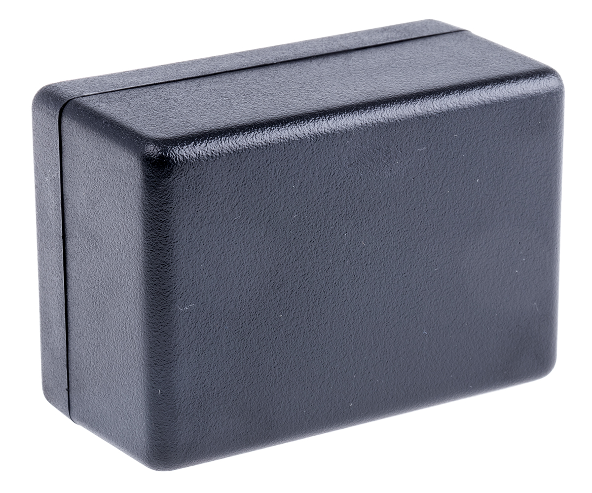 Hammond 1594 Series Black Flame Retardant ABS Enclosure, IP54 28 mm, 81 mm, 56 mm