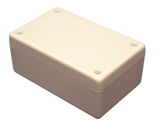 Hammond 1594 Series Light Grey Flame Retardant ABS Enclosure, IP54 33 mm, 104 mm, 66 mm
