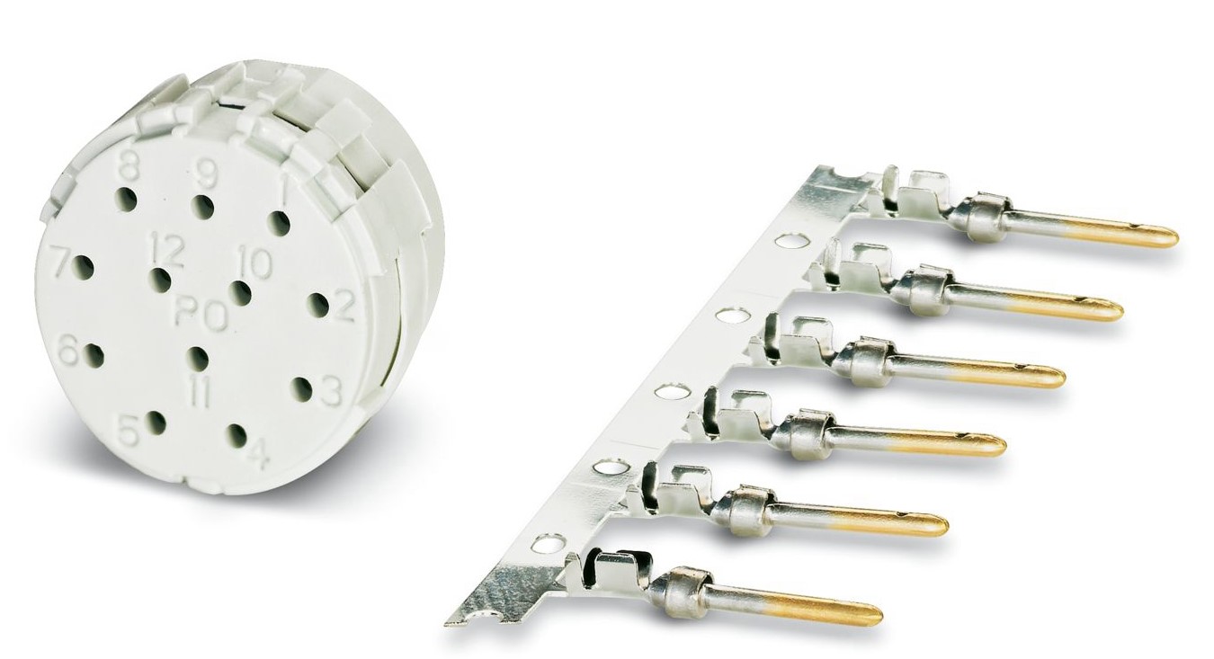 Phoenix Contact Male Connector Insert size M23 12 Way for use with Circular Connector