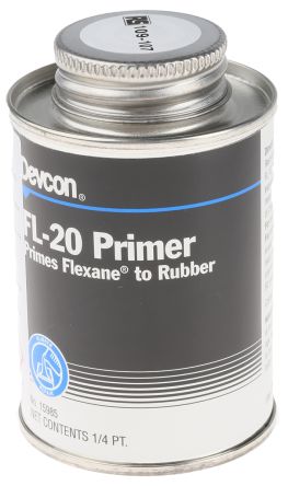ITW Devcon Orange Flexane Bottle Adhesive Primer for use with Wood, Concrete, Metals, Fibreglass, Rubber, 112 g