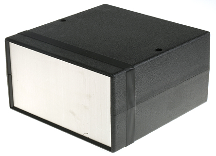Hammond 1598 Black Flame Retardant ABS Instrument Case 85.2 mm, 158.7 mm, 160.4 mm