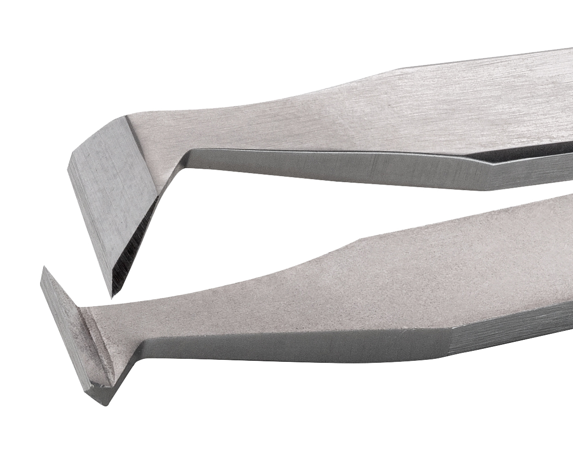15ac0 ideal-tek 120mm Carbon Steel Straight Tweezer