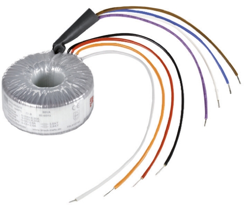 Block 115 V ac, 230 V ac, 2 x 12V ac Toroidal Transformer, 15VA 2 Output