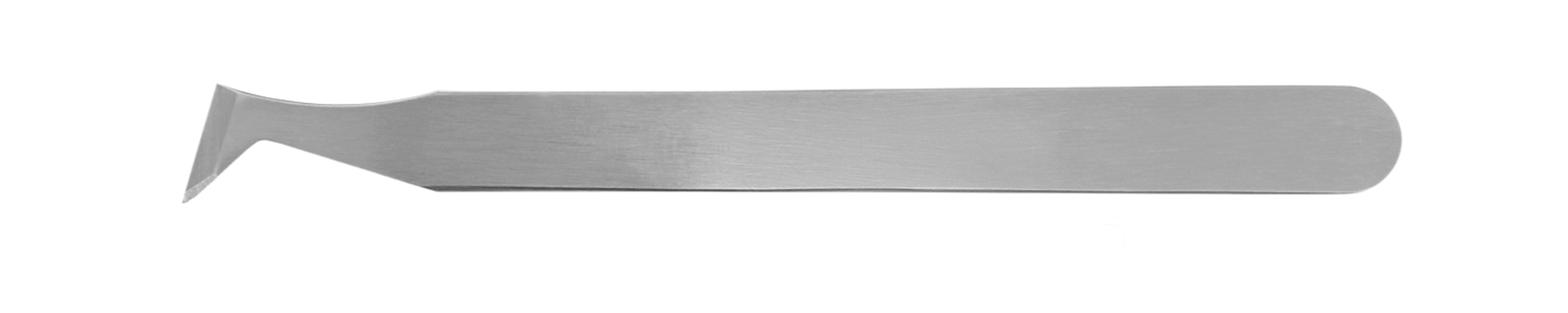 15apc0 ideal-tek 120mm Carbon Steel Cutting, Angled Tweezer