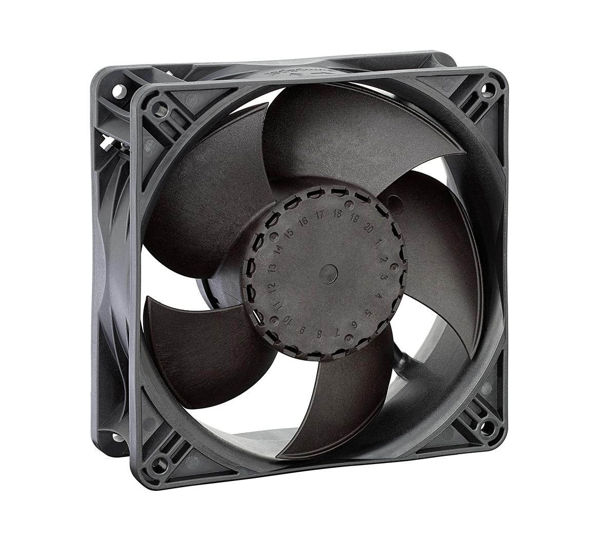 ebm-papst ACi 4400 Series Axial Fan, 230 V ac, AC Operation, 100.2m³/h, 1.7W, IP54, 119 x 119 x 38mm