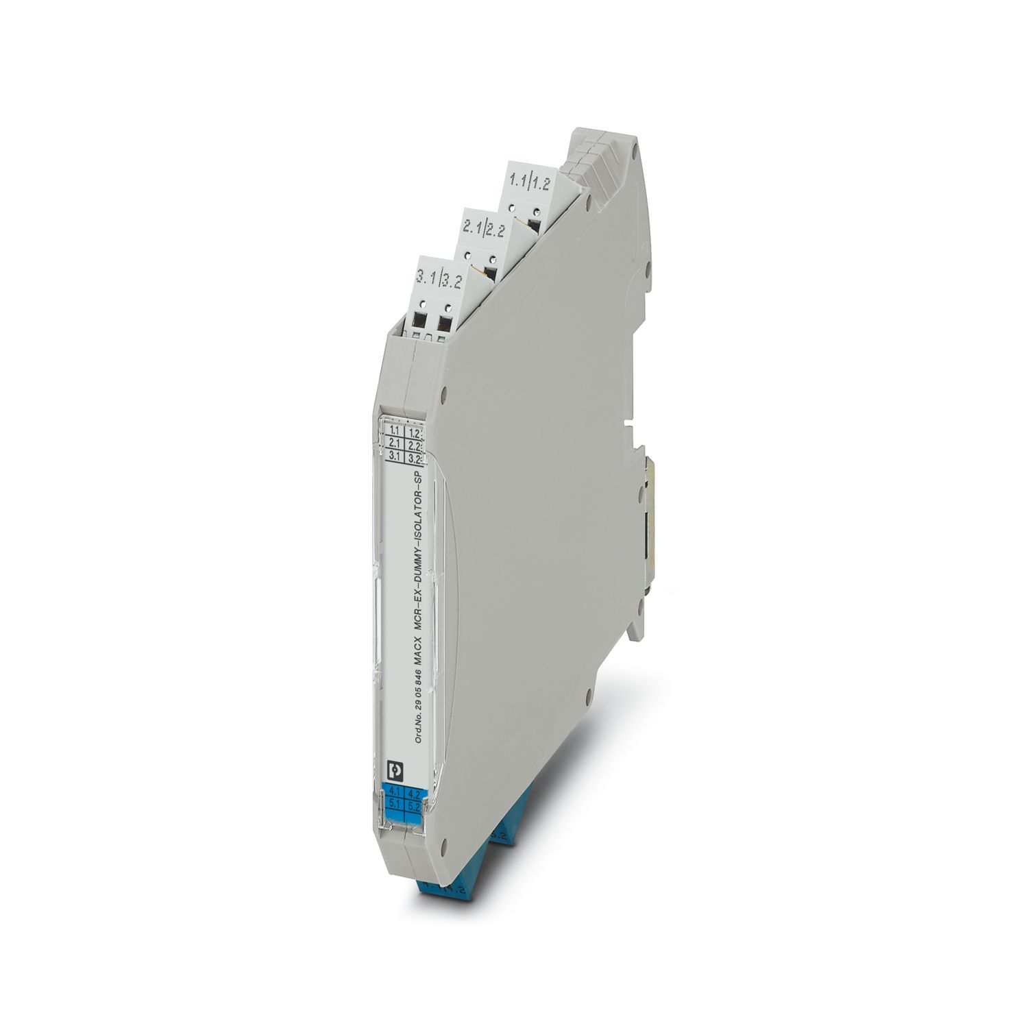 Phoenix Contact MACX MCR-EX-DUMMY-ISOLATOR-SP Series Female Interface Module, Terminal Block Connector, DIN Rail Mount