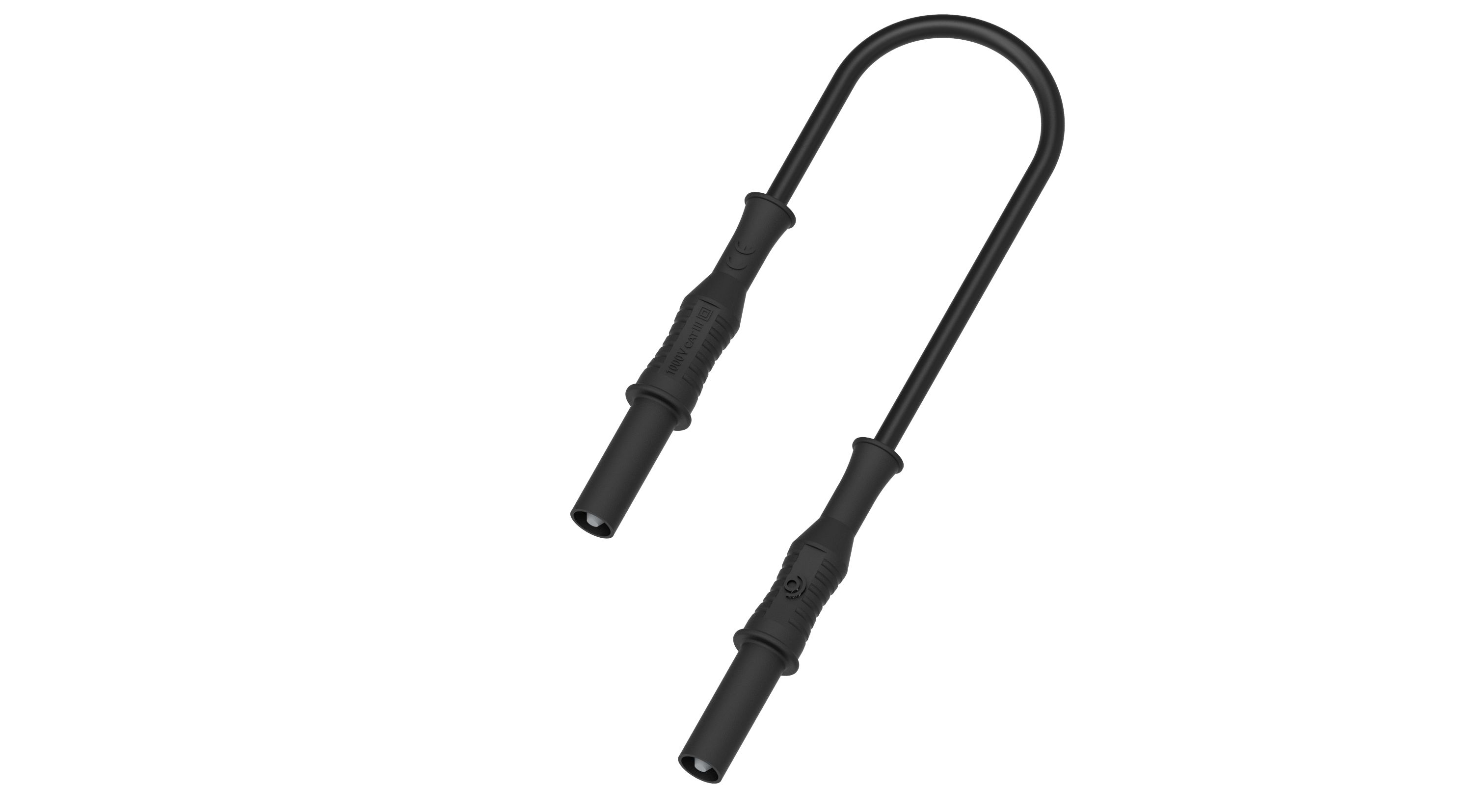 Electro PJP Banana Plug, 36A, 1000 → 1500V, Black
