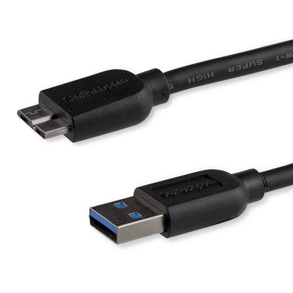 StarTech.com USB 3.0, Male USB A to Male Micro USB B, 5Gbps, 500mm