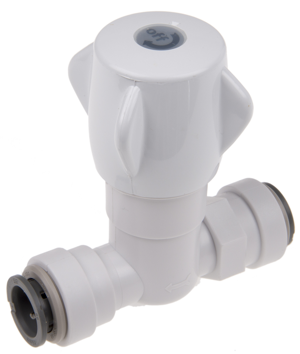 John Guest Acetal Stopcock 15 mm Push Fit Female 15 mm