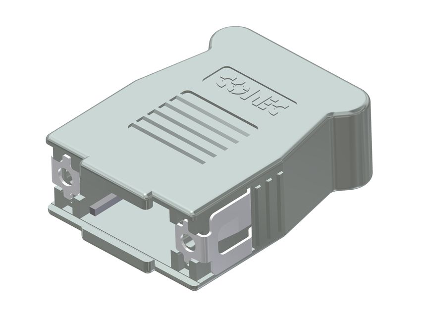 CONEC 16-0017 Series Plastic Side Entry D-Sub Connector, 9 Way
