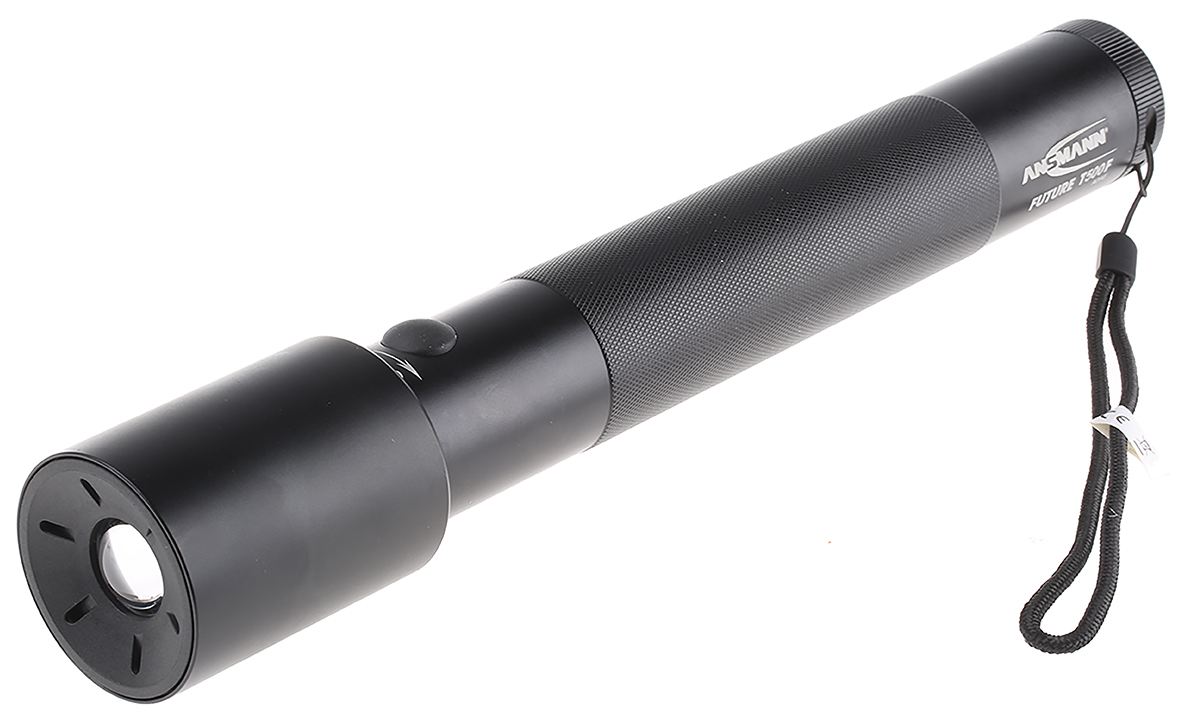 Ansmann LED Torch Black Rechargeable 970 lm, 318 mm