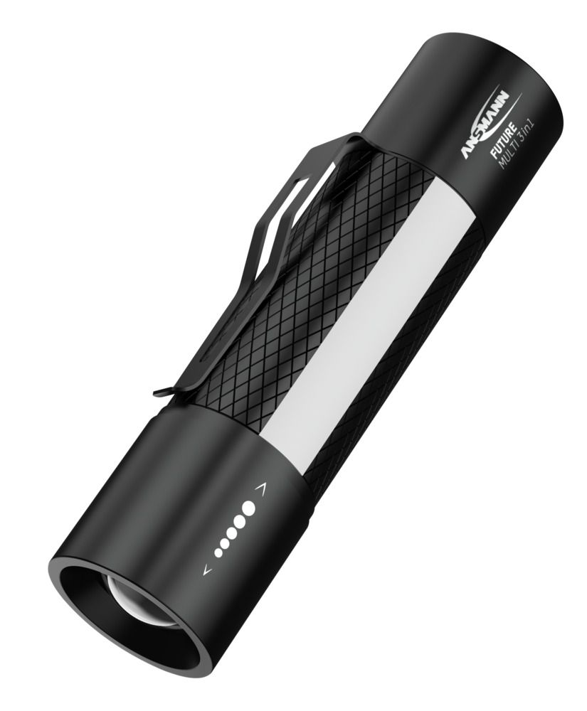 1600-0137-520 Ansmann LED Torch Black 220 lm, 125 mm