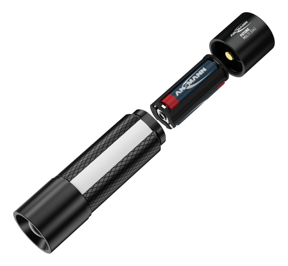 1600-0137-520 Ansmann LED Torch Black 220 lm, 125 mm