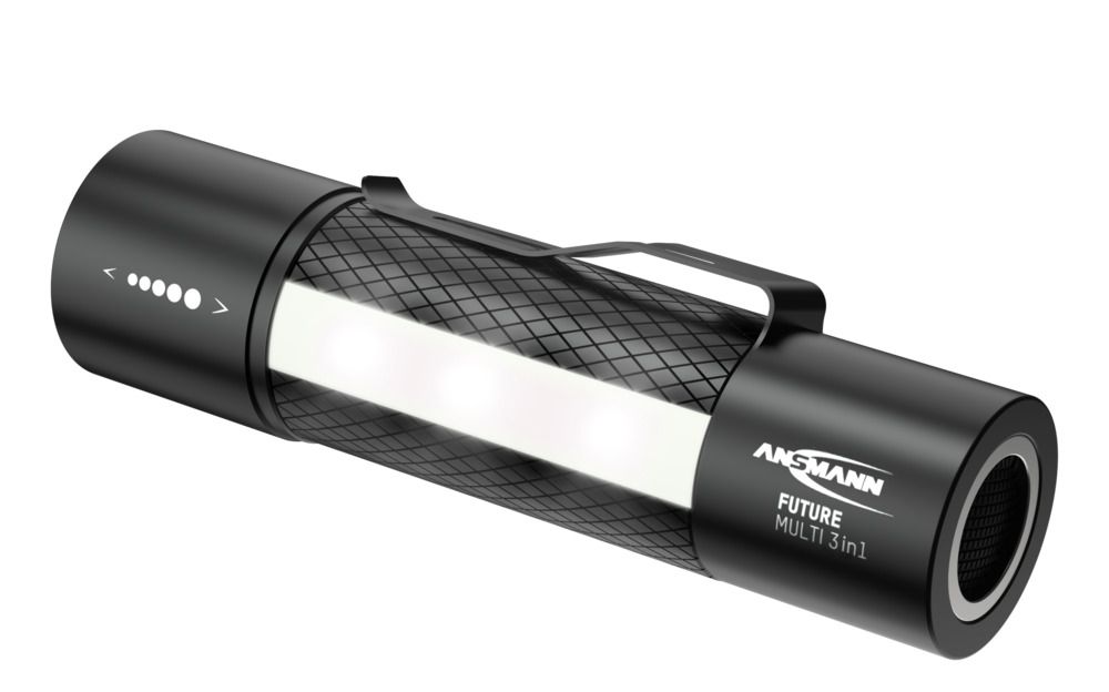 1600-0137-520 Ansmann LED Torch Black 220 lm, 125 mm