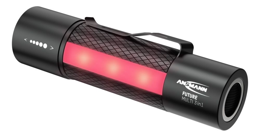 1600-0137-520 Ansmann LED Torch Black 220 lm, 125 mm