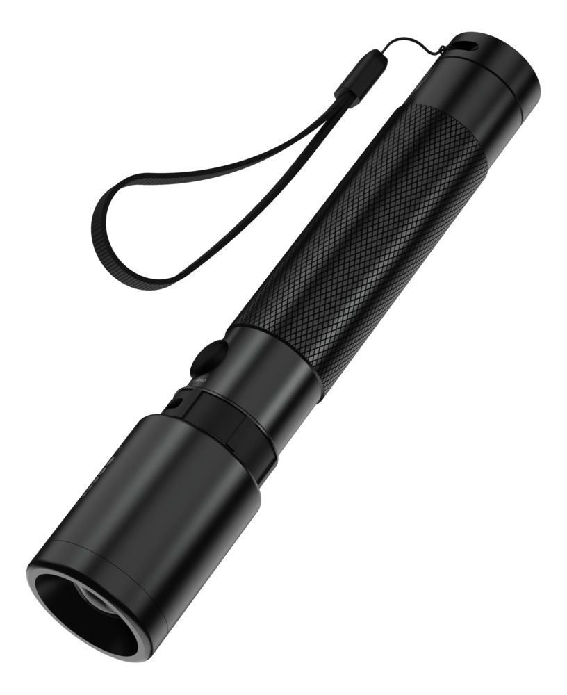 1600-0150 Ansmann LED Torch Black Rechargeable 1000 lm, 168.4 mm