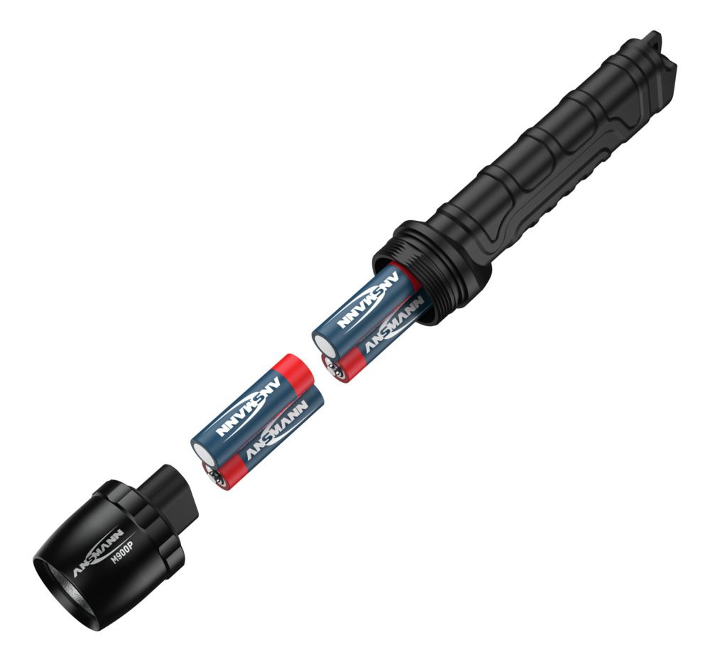 1600-0162-520 Ansmann LED Torch Black 930 lm, 174 mm