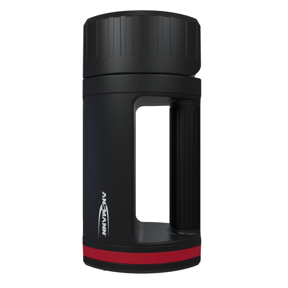 1600-0222 Ansmann LED Hand Lamp Black Rechargeable
