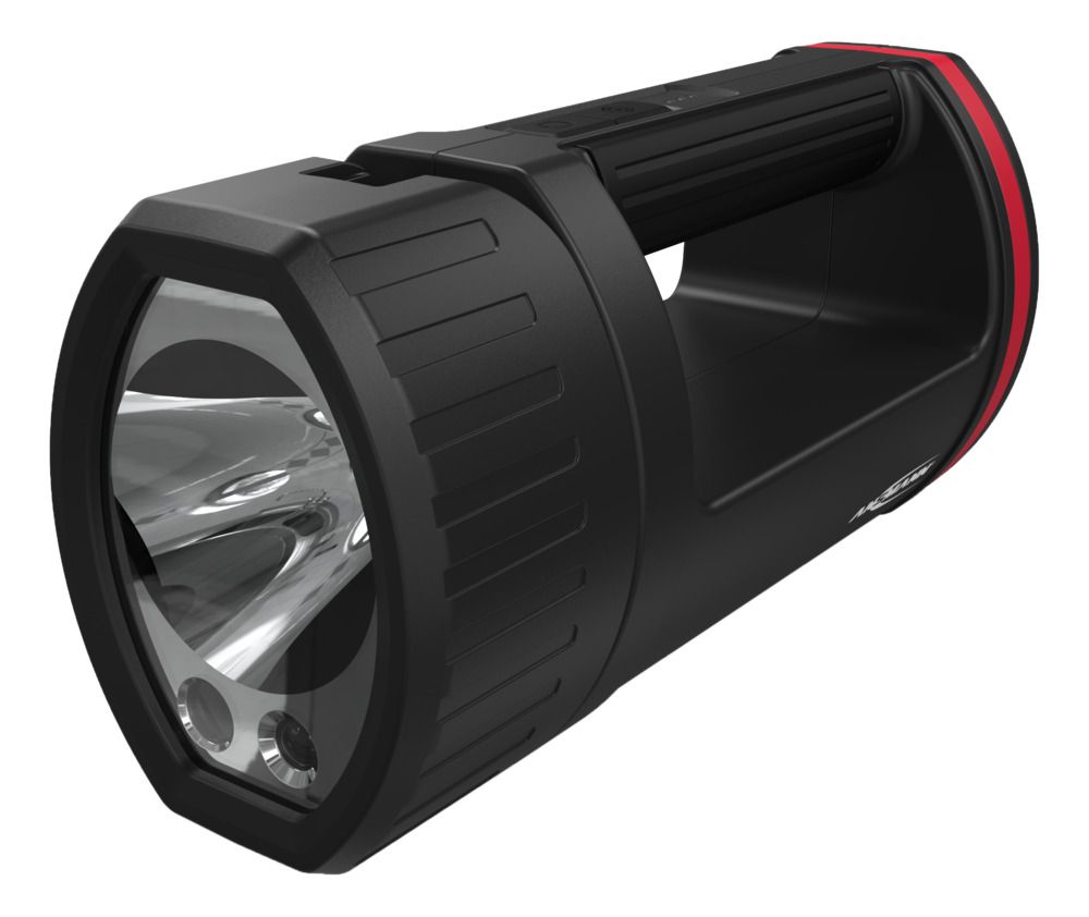 Ansmann LED Hand Lamp Black, Red Rechargeable