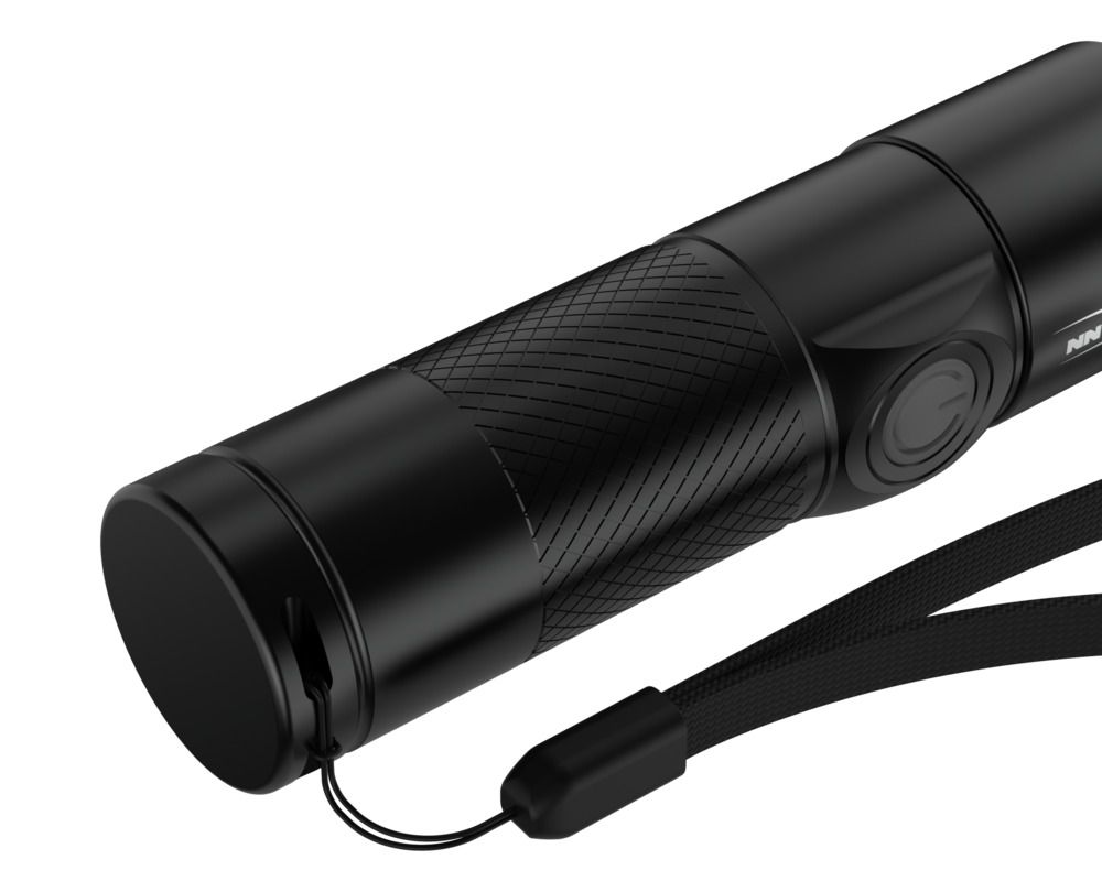 1600-0247 Ansmann LED Torch Black Rechargeable 300 lm, 98.5 mm